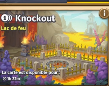 Illustration du mode Knockout sur la carte Lac de feu