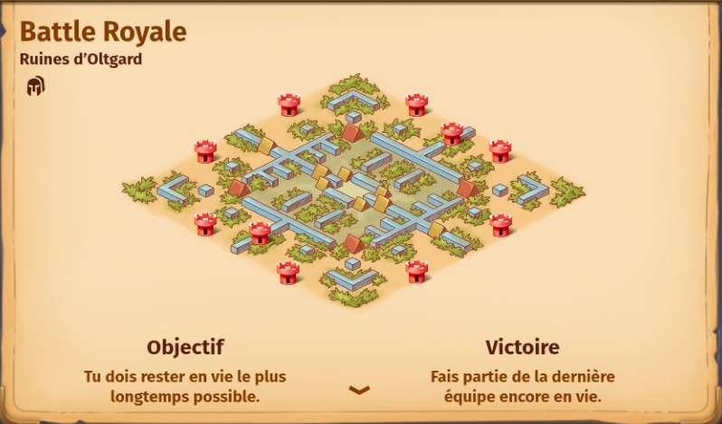 Plan de la carte Ruines d'Altgard